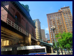 Harold Washington Library and Fisher Bldg